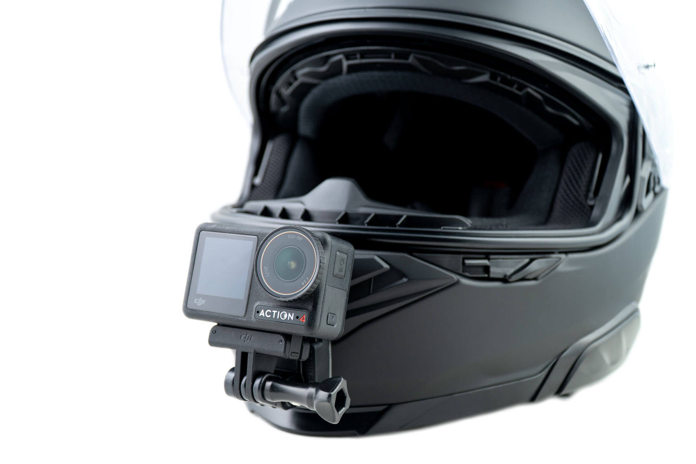 hjc i71 gopro dji insta360 helmet action camera chin mount