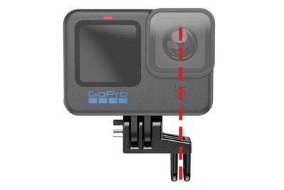 lens alignment adapter offset center mount adapter for gopro dji insta360