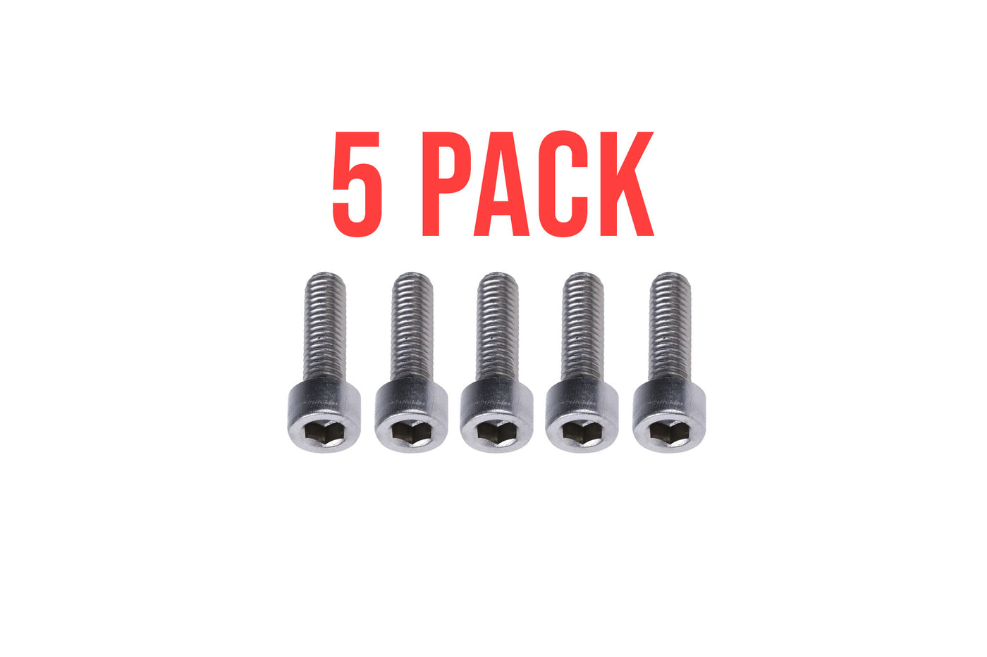 Low Profile Bolt (Zinc Coated) - 5 Pack