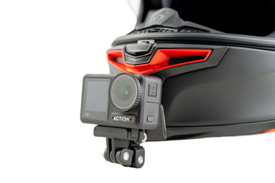 scorpion exo eclipse helmet camera chin mount for gopro dji insta360