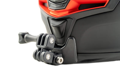 scorpion exo eclipse helmet camera chin mount for gopro dji insta360