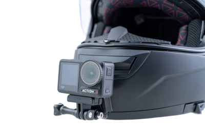sedici strada 3 helmet camera chin mount for gopro dji insta360