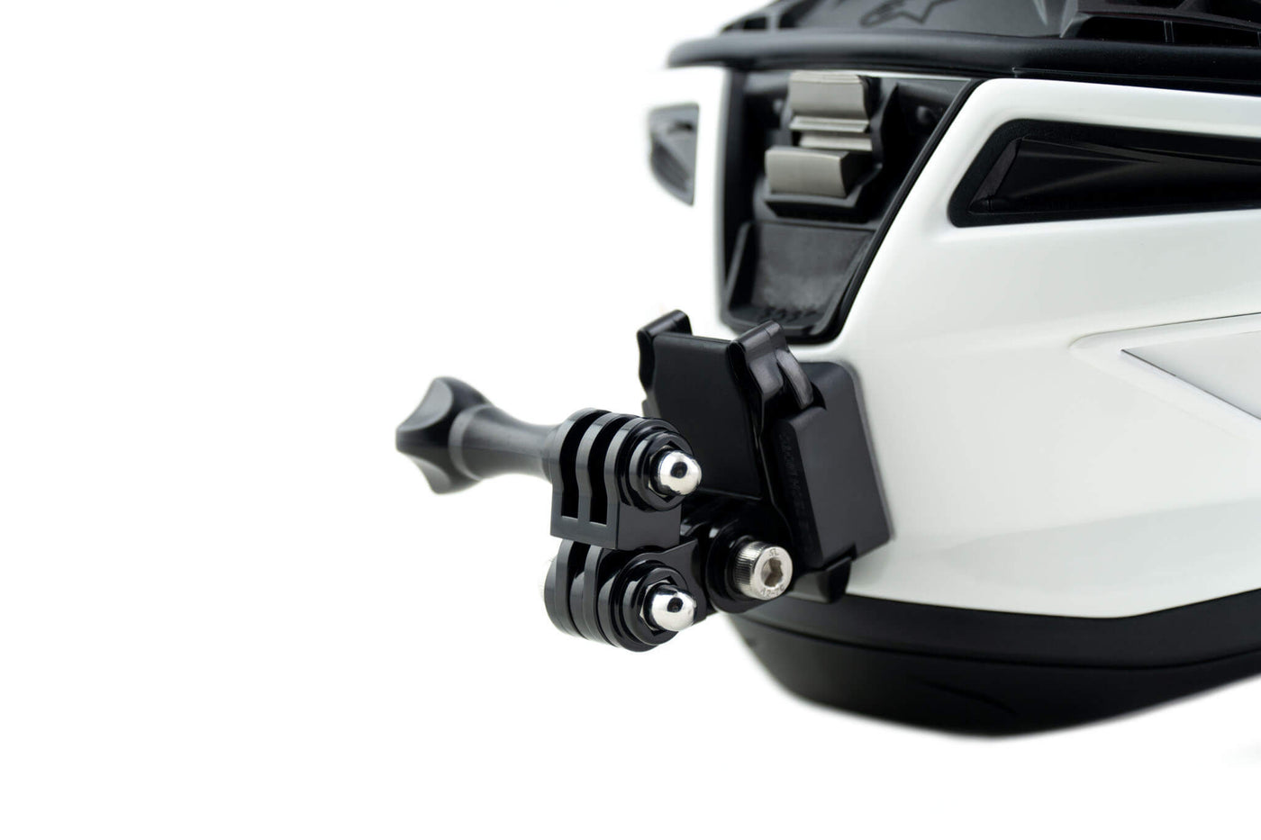 alpinestars supertech r10 sr10 gopro dji insta360 helmet chin mount