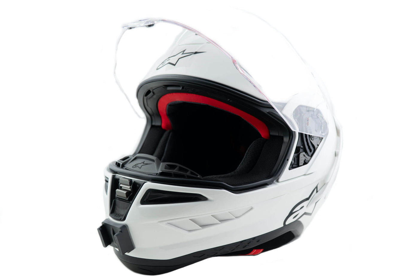 alpinestars supertech r10 sr10 gopro dji insta360 helmet chin mount