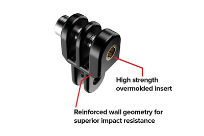 short straight extension pivot for gopro dji insta360