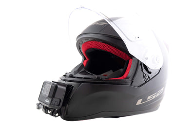 ls2 rapid camera mount for gopro chin helmet