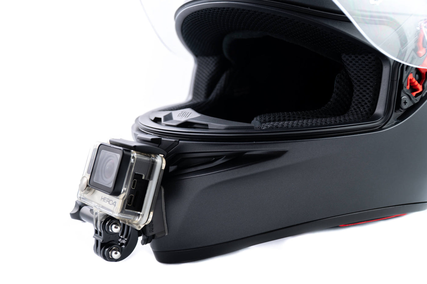 For agv k1 Motorcycle Helmet For GoPro Hero 10 9 8 7 5 OSMO Action Xiaomi  YI Sports Camera Helmet Chin Bracket Accessories